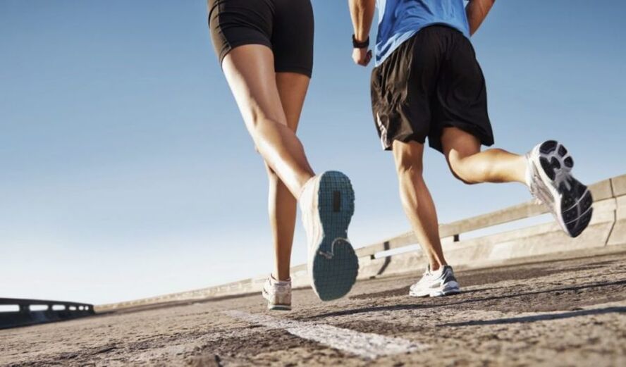 jogging